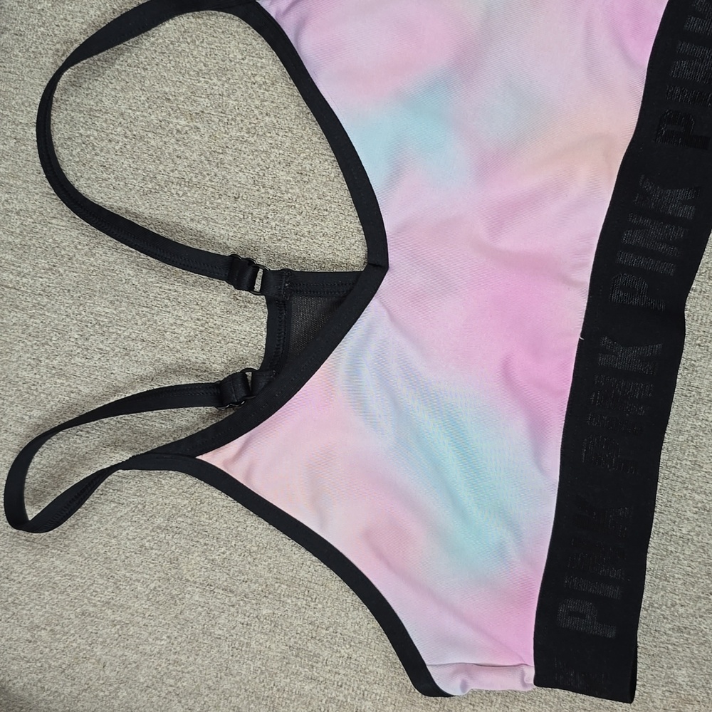 pink Victoria's secret ultimate sports bra bundle of 2 xs - Picture 2 of 9